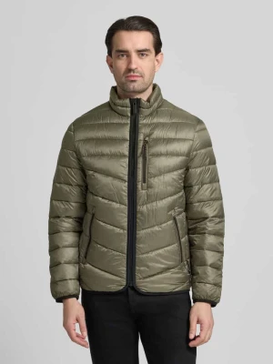 Kurtka pikowana o kroju regular fit ze stójką Tom Tailor