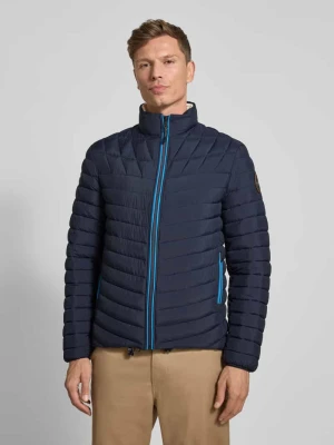 Kurtka pikowana o kroju regular fit ze stójką z podszewką model ‘Lapaz’ Napapijri Granatowy