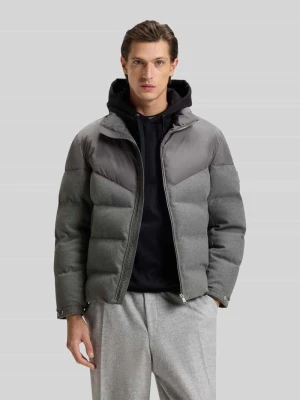 Kurtka pikowana o kroju regular fit ze szczotkowaną flanelą model ‘H-CLANELLO1’ Boss