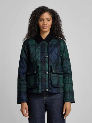 Kurtka pikowana o kroju regular fit ze sztruksowym kołnierzem model ‘LOUDON QUILT’ Barbour