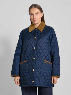 Kurtka pikowana o kroju regular fit ze sztruksowym obszyciem model ‘MODERN LIDDESDALE’ Barbour
