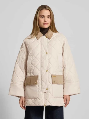 Kurtka pikowana o kroju regular fit ze sztruksowymi detalami model ‘ALDBURGH’ Barbour