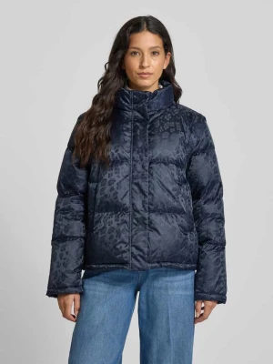 Kurtka pikowana o kroju relaxed fit ze stójką z podszewką Rich & Royal