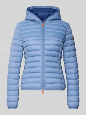 Kurtka pikowana o kroju slim fit z dwustronnym zamkiem błyskawicznym model ‘Daisy’ SAVE THE DUCK