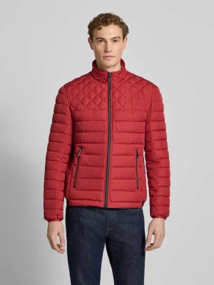 Kurtka pikowana o kroju slim fit z kołnierzem z podszewką Christian Berg Men