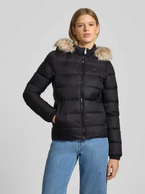 Kurtka puchowa o kroju slim fit ze stójką Tommy Jeans