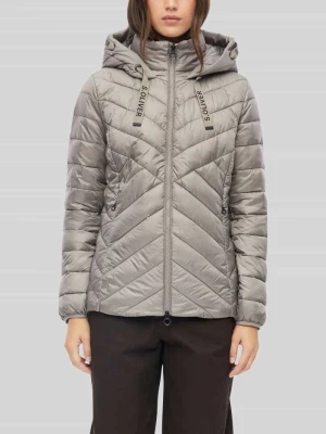 kurtka pikowana o kroju slim fit z zamkiem błyskawicznym dwustronnym s.Oliver