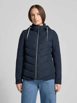 Kurtka pikowana o kroju slim fit ze stójką z podszewką Christian Berg Woman Selection