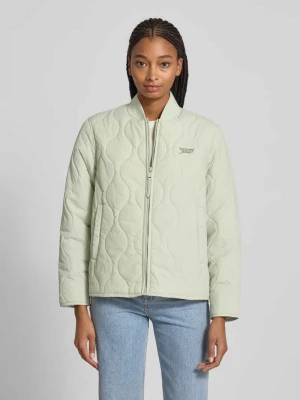 Kurtka pikowana o krou regular fit z prążkowaną stójką Tommy Jeans