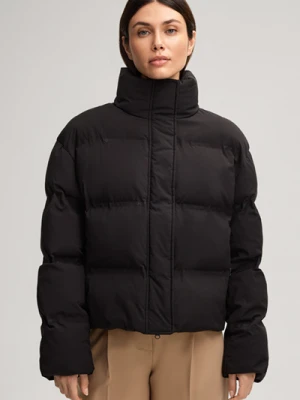 Kurtka pikowana Olimpia w czarnym kolorze Joop