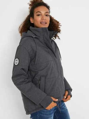 Kurtka pikowana outdoorowa oversized, z materiału odpychającego wodę bonprix