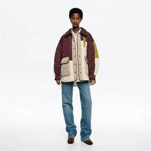 Kurtka pikowana patchwork wielobarwna BIMBA Y LOLA