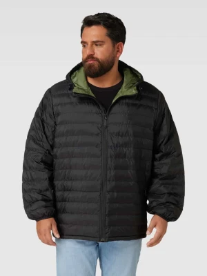 Kurtka pikowana PLUS SIZE z zamkiem błyskawicznym model ‘BIG PIERCE’ Levi's Czarny