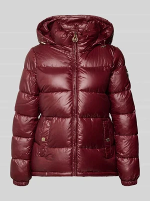 kurtka pikowana w kroju regular fit z emblematem logo Michael Kors Bordowy