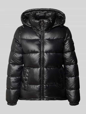 kurtka pikowana w kroju regular fit z emblematem logo Michael Kors Czarny
