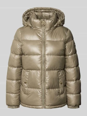 kurtka pikowana w kroju regular fit z emblematem logo Michael Kors Miętowy