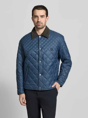 Kurtka pikowana w kroju regular fit ze sztruksowym kołnierzem Model 'C-COSMIX' Boss
