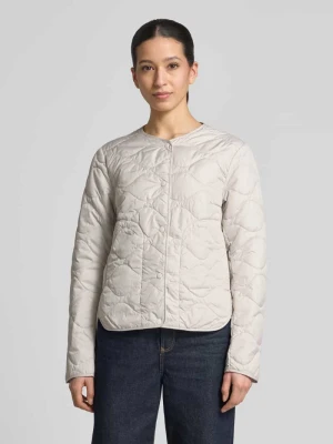 Kurtka pikowana z dekoltem w łódkę camel active