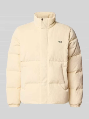 Kurtka pikowana z detalem z logo Lacoste