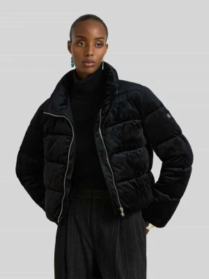 Kurtka pikowana z detalem z logo Lauren Ralph Lauren Czarny