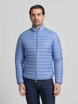 Kurtka pikowana z dwustronnym zamkiem błyskawicznym model ‘Alexander’ SAVE THE DUCK