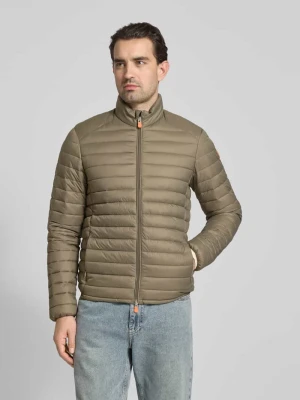 Kurtka pikowana z dwustronnym zamkiem błyskawicznym model ‘Alexander’ SAVE THE DUCK