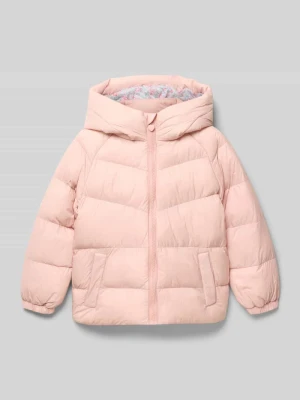 Kurtka pikowana z kapturem BLUE SEVEN