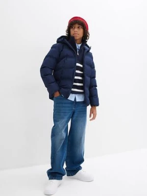 Kurtka pikowana z kapturem bonprix