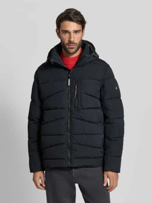 Kurtka pikowana z kapturem camel active