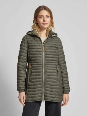 Kurtka pikowana z kapturem Camel Active Khaki