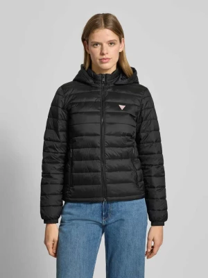 Kurtka pikowana z kapturem Guess Jeans