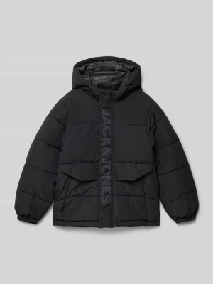 Kurtka pikowana z kapturem jack & jones