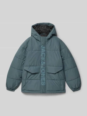 Kurtka pikowana z kapturem jack & jones