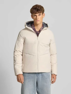 Kurtka pikowana z kapturem jack & jones