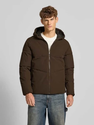 Kurtka pikowana z kapturem jack & jones