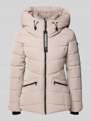 Kurtka pikowana z kapturem khujo