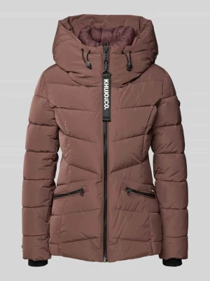 Kurtka pikowana z kapturem khujo