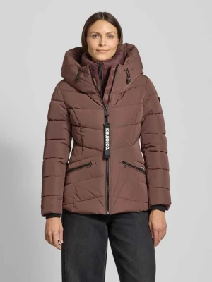 Kurtka pikowana z kapturem khujo