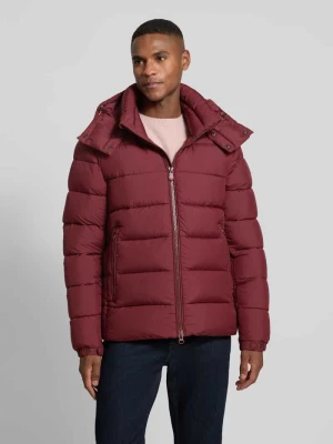 Kurtka zimowa z odpinanym kapturem model ‘BORIS’ SAVE THE DUCK