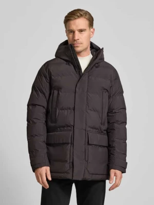 Kurtka pikowana z kapturem model ‘QUINLAN’ SAVE THE DUCK