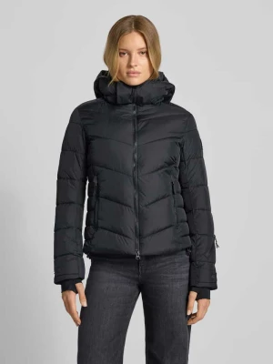 Kurtka pikowana z kapturem model ‘SAELLY’ Fire + Ice