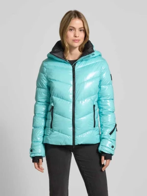 Kurtka pikowana z kapturem model ‘SAELLY2’ Fire + Ice