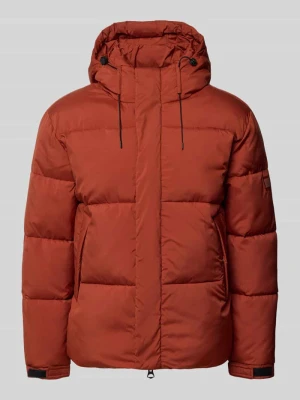 Kurtka pikowana z kapturem Pepe Jeans Czerwony