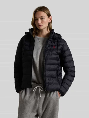 Kurtka pikowana z kapturem Polo Ralph Lauren Czarny