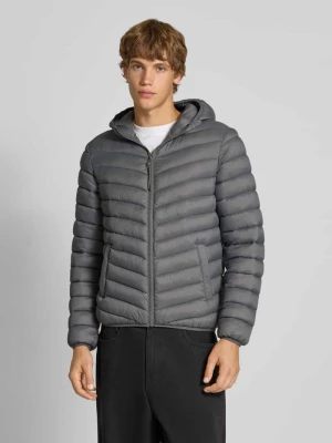 Kurtka pikowana z kapturem REVIEW