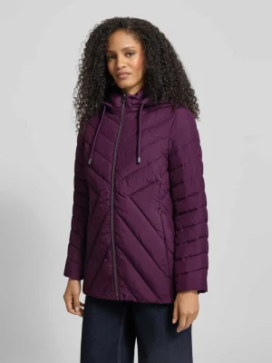 Kurtka pikowana z kieszeniami zapinanymi na zamek błyskawiczny Christian Berg Woman Selection