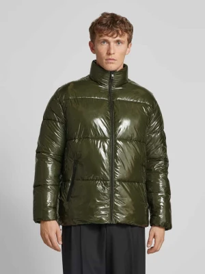 Kurtka pikowana z kieszeniami zapinanymi na zamek błyskawiczny Karl Lagerfeld