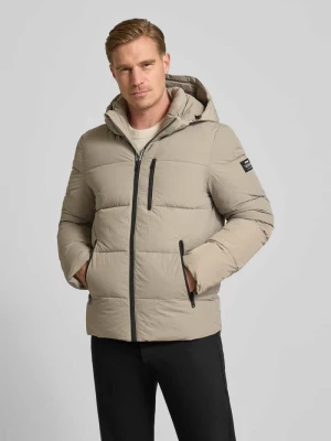 Kurtka pikowana z kieszeniami zapinanymi na zamek błyskawiczny model ‘BAZON’ ECOALF