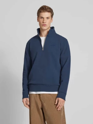 Sweter z kołnierzem i wyhaftowanym logo model ‘Essential’ Superdry