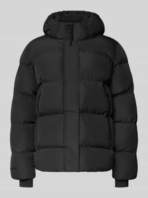 Kurtka pikowana z krytym zamkiem błyskawicznym i kapturem Superdry